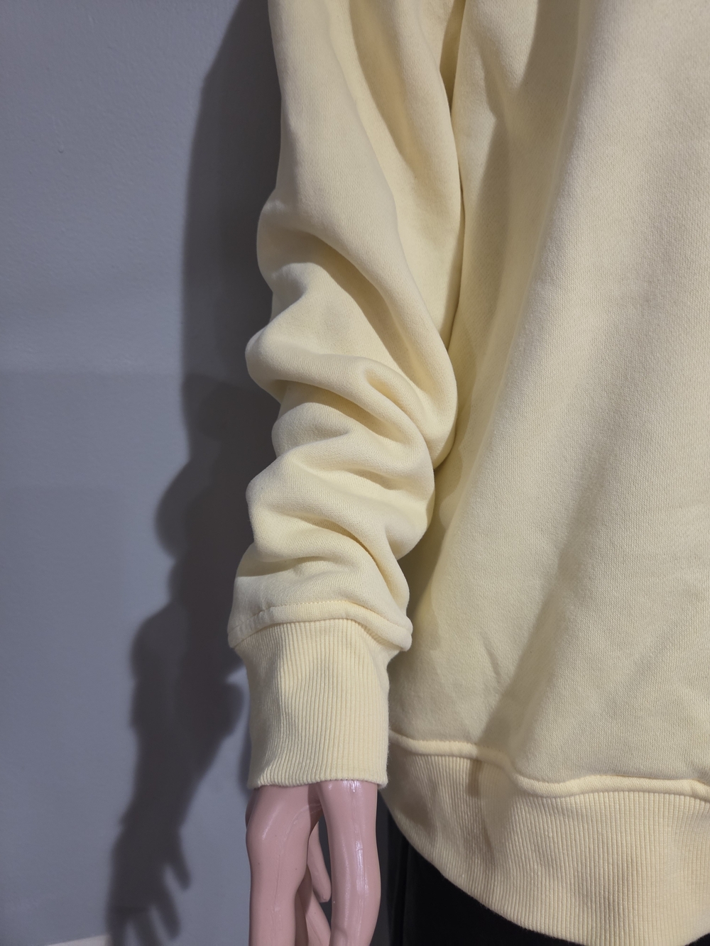 Wilo The Label Wellness Oversized Crewneck Sweatshirt Yellow Blue L - Picture 9 of 16